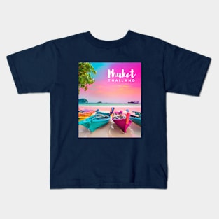 Phuket Thailand Braf design Kids T-Shirt